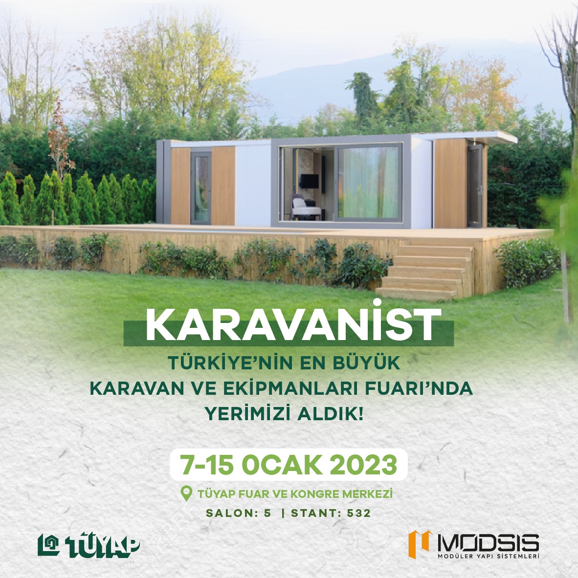 Modsis Tiny House ,Karavanist Fuarı'nda yerini aldı!